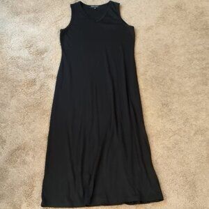 Karen Kane Black Lifestyle Petities Maxi Dress Medium Classic Chic Glamour Goth